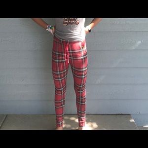 flannel PINK victoria secret sleepwear pants